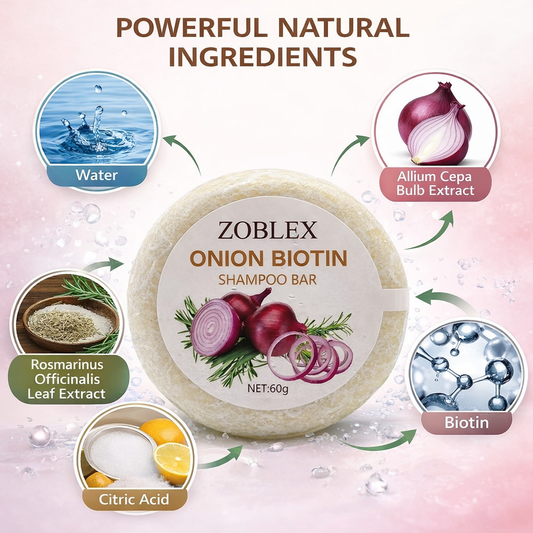 ZOBLEX™ Onion & Biotin Shampoo Bar