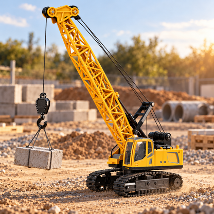 Zoblex™ MegaLift Alloy RC Hook Crane Truck — 9–15 Channel