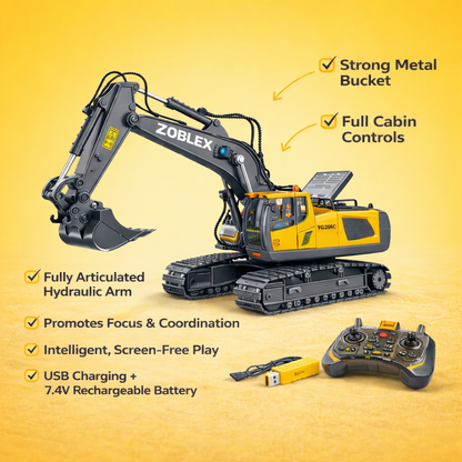 Zoblex™ BuildMaster RC Excavator