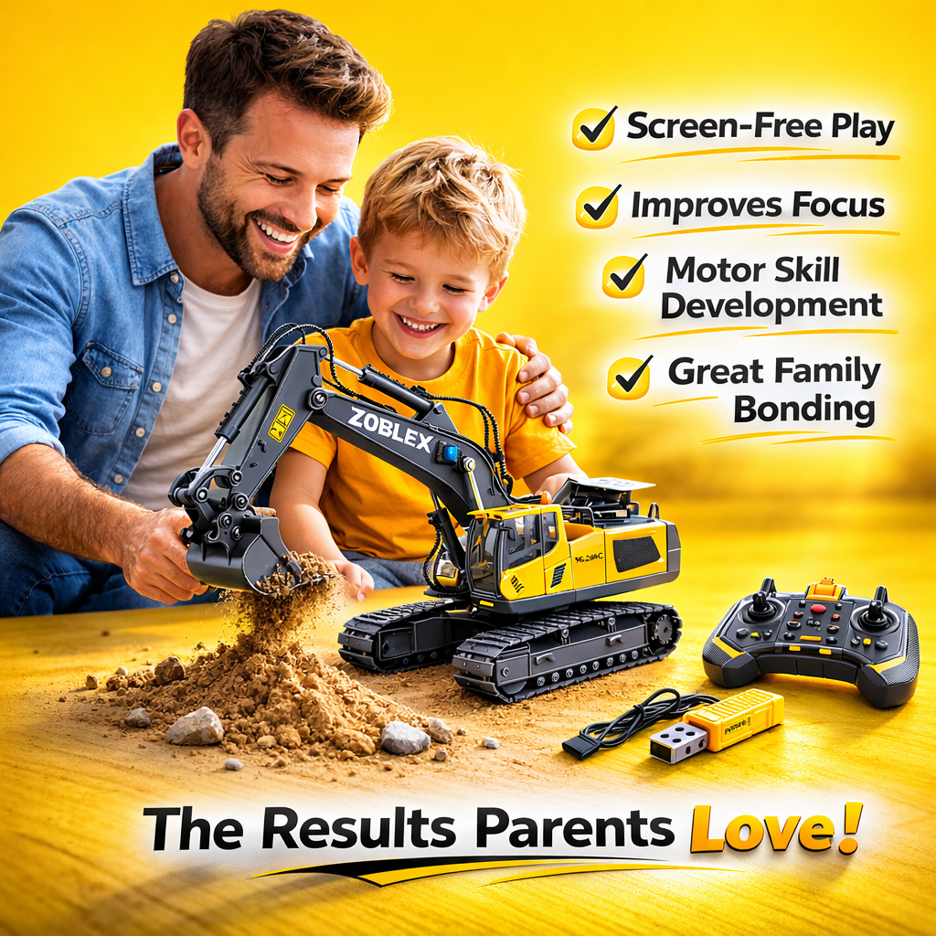 Zoblex™ BuildMaster RC Excavator