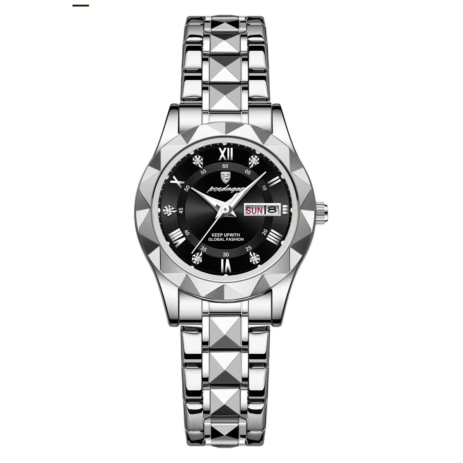 POEDAGAR® LuxeSteel Women&#39;s Timepiece