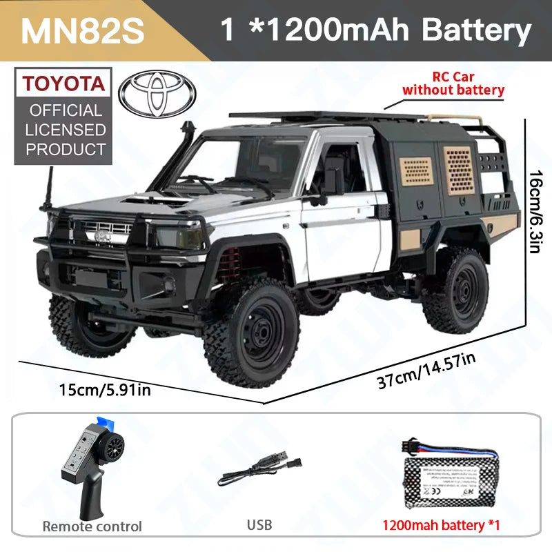 BeastCrawler™ 4WD RC Off-Road Truck
