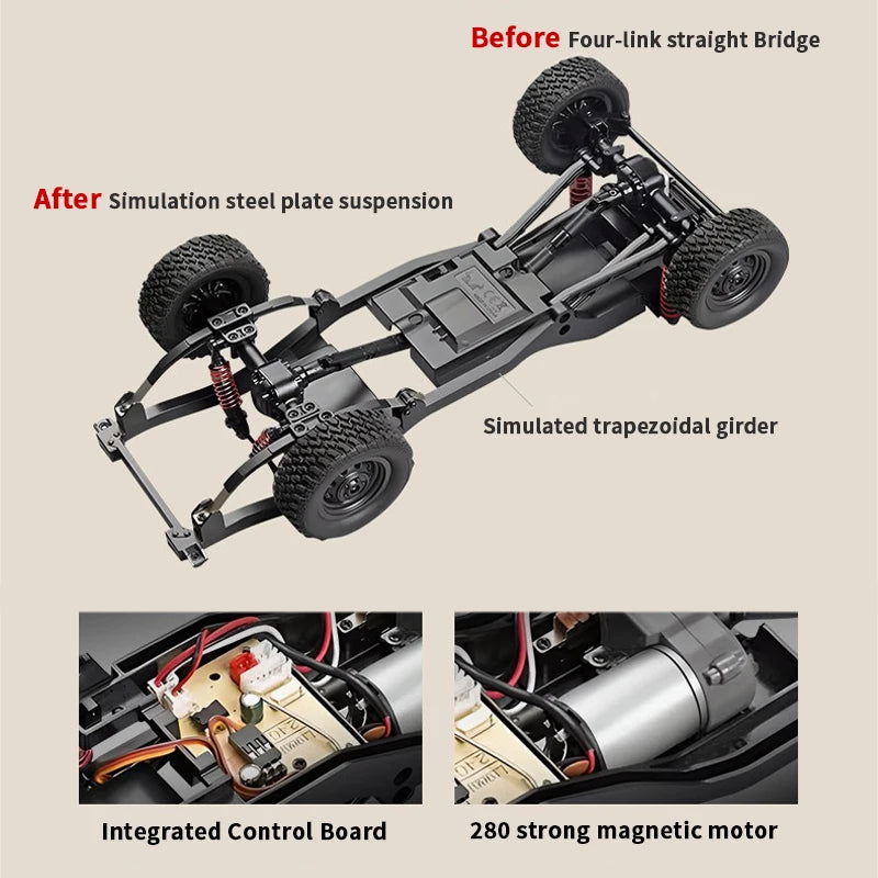BeastCrawler™ 4WD RC Off-Road Truck
