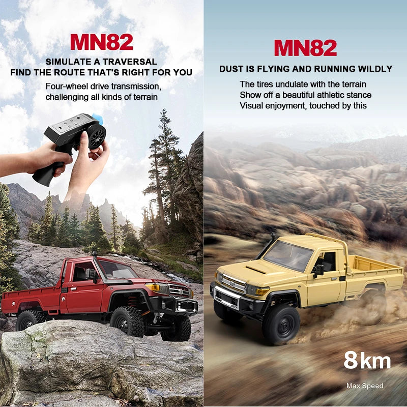 BeastCrawler™ 4WD RC Off-Road Truck