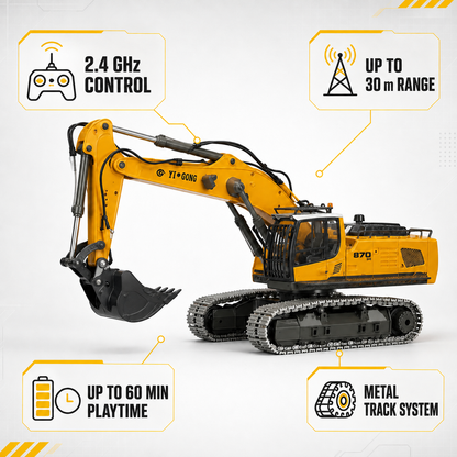 Zoblex MiniBuild 1:50 RC Excavator