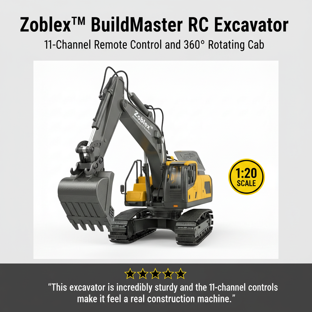 Zoblex™ BuildMaster RC Excavator